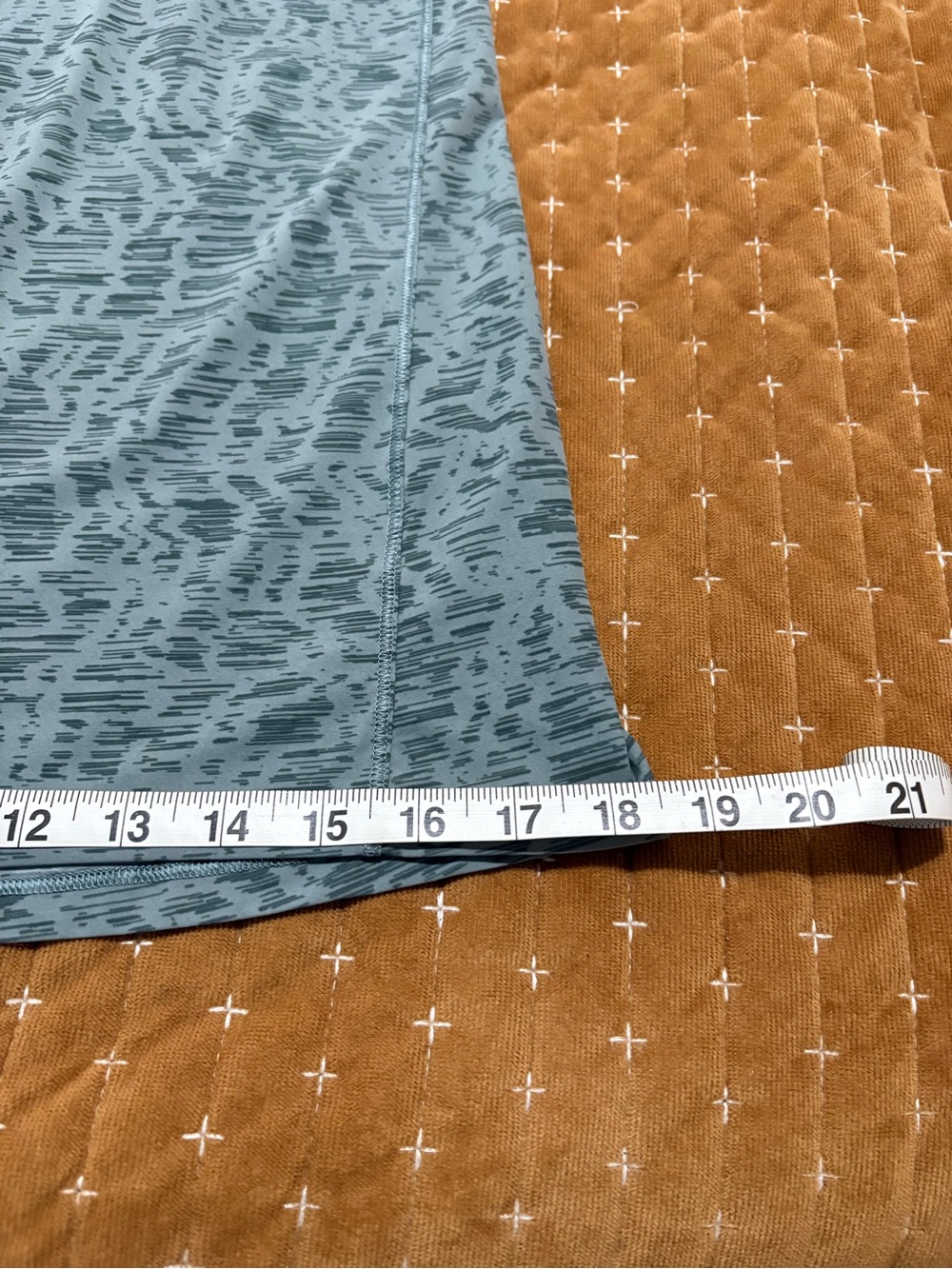 Athleta Mint Patterned Racerback Tank - Picture 6 of 6